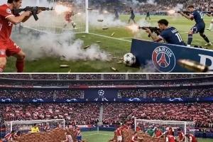 今日趣图：巴黎5-4拜仁实际等于1-0，马竞1-1阿森纳等于5-5！最新头条